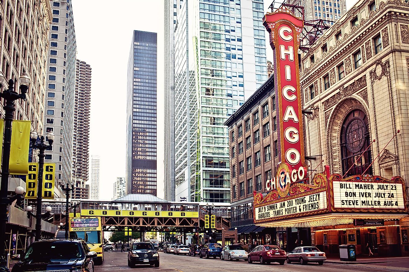 Chicago Theater District. Image credit: Andrey Bayda/Shutterstock.com