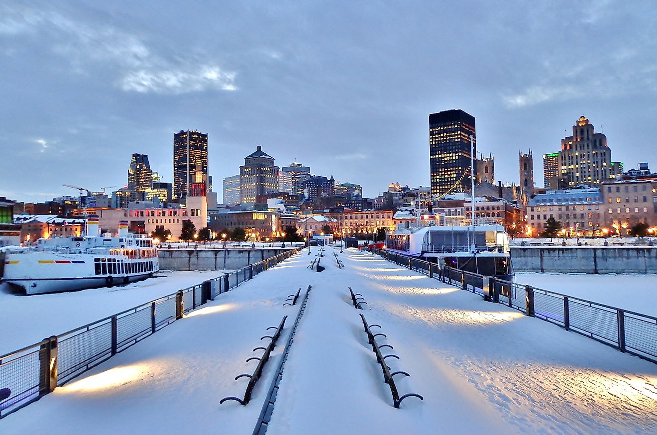 Snow-covered Montreal. Image credit: Nate Hovee/Shutterstock.com