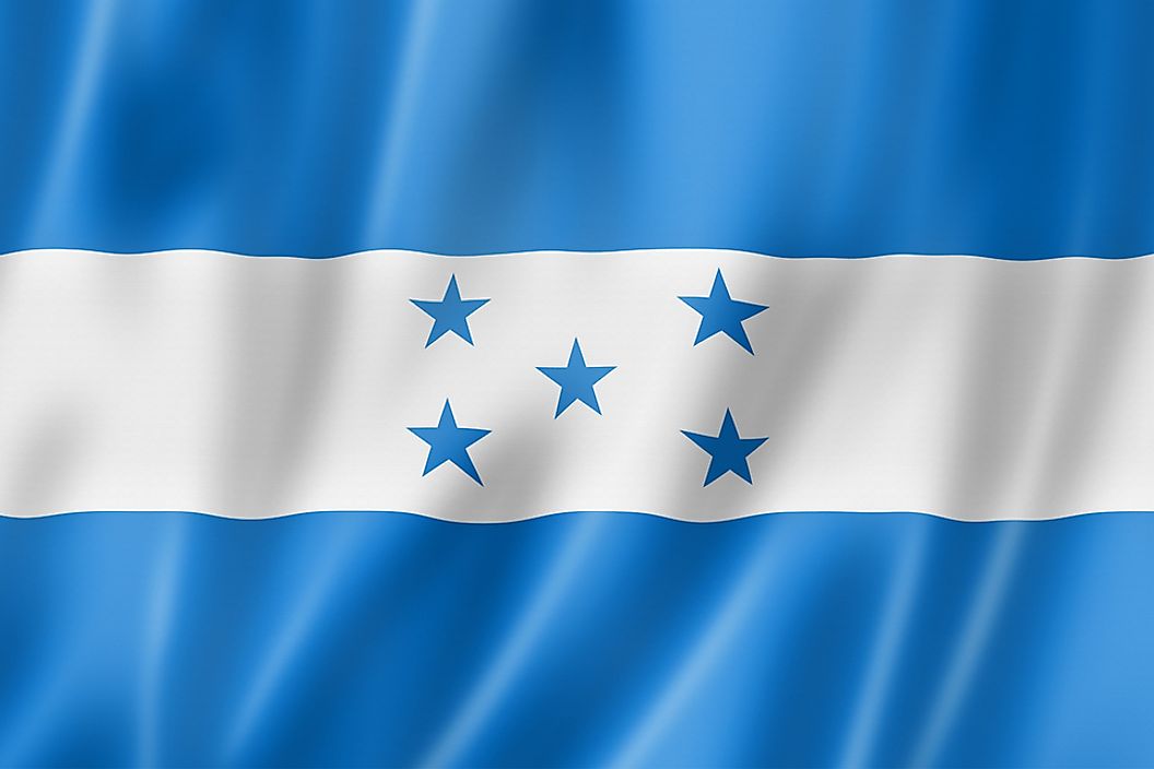 The flag of Honduras.