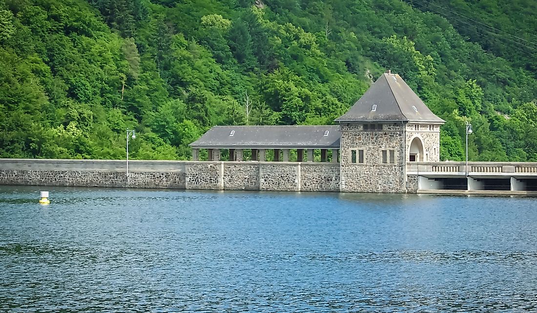 The Edersee Dam in Germany.
