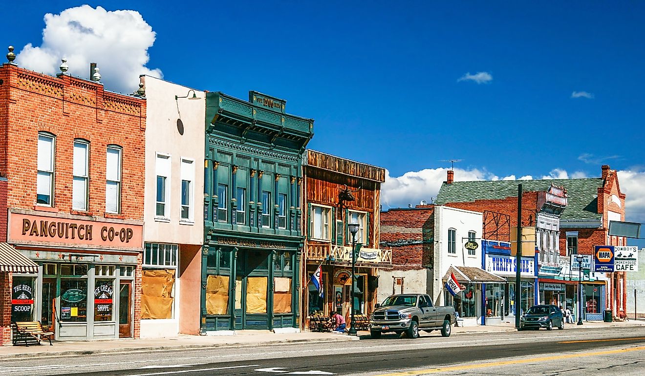 Main Street in Panguitch, Utah. Editorial credit: DeltaOFF / Shutterstock.com