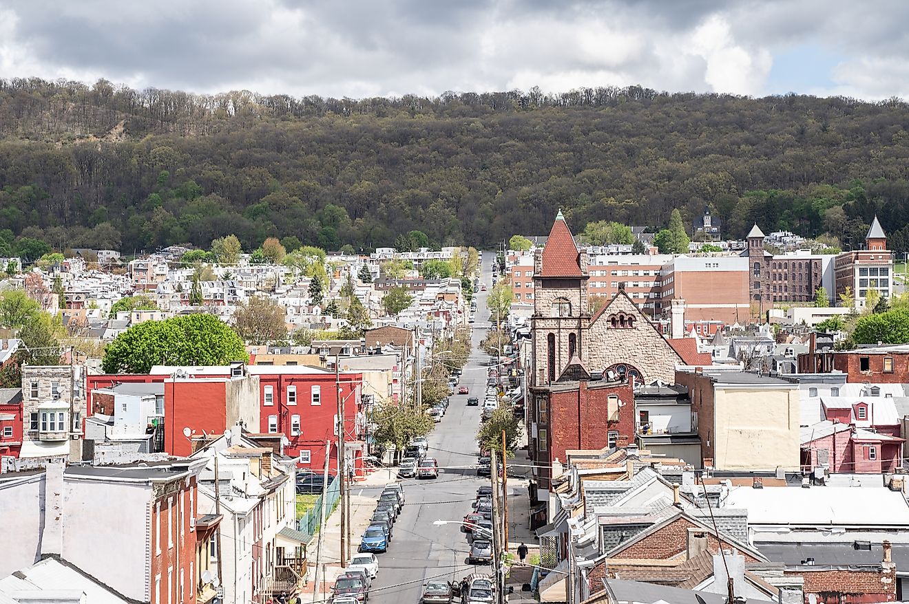 Reading, Pennsylvania. Editorial credit: Amy Lutz / Shutterstock.com