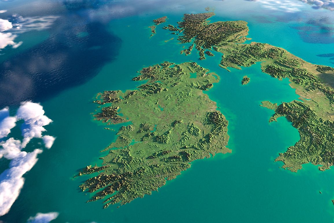 The island of Ireland is shared by Northern Ireland (UK) and the Republic of Ireland. 