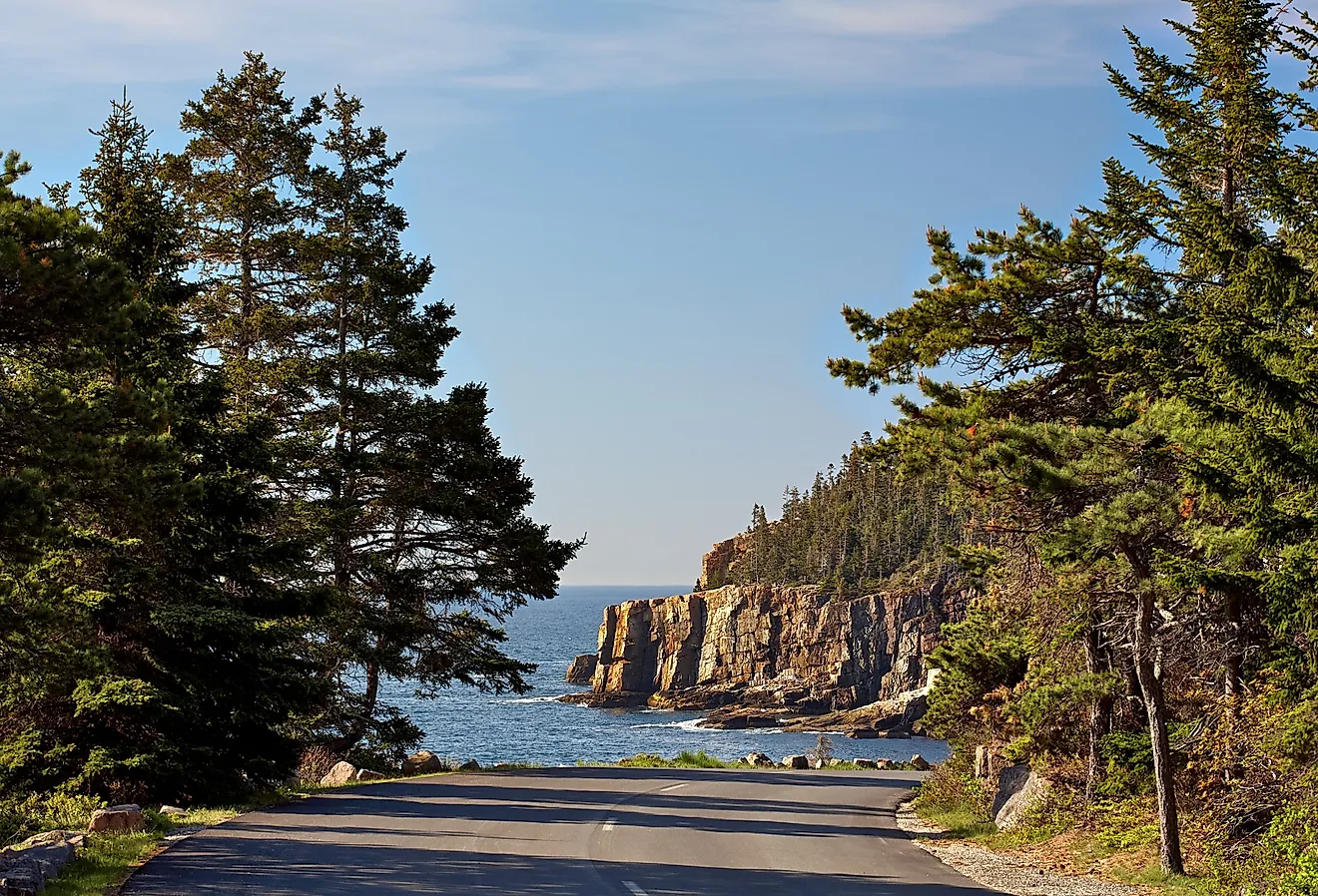 Park Loop Road Acadia National Park, Maine.