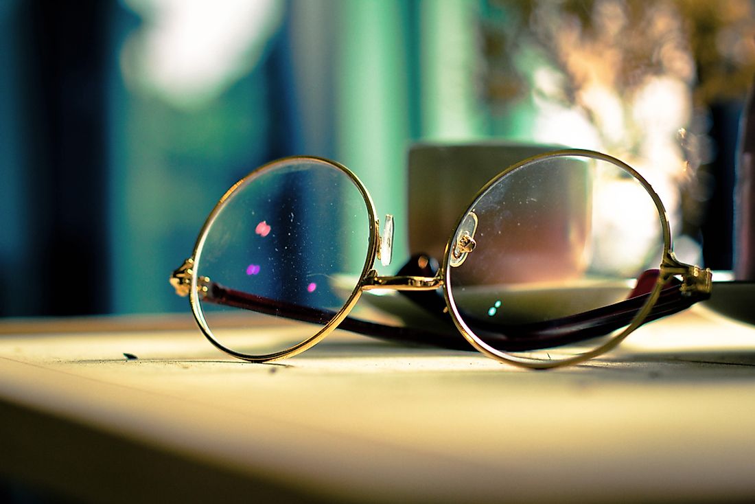 The first reference to eyeglasses was made in the 13th century.
