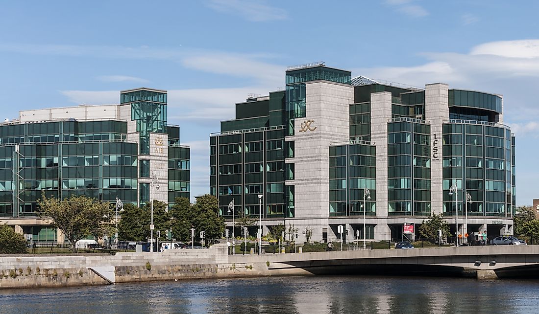 The International Financial Service Center in Dublin, Ireland. Editorial credit: shutterupeire / Shutterstock.com
