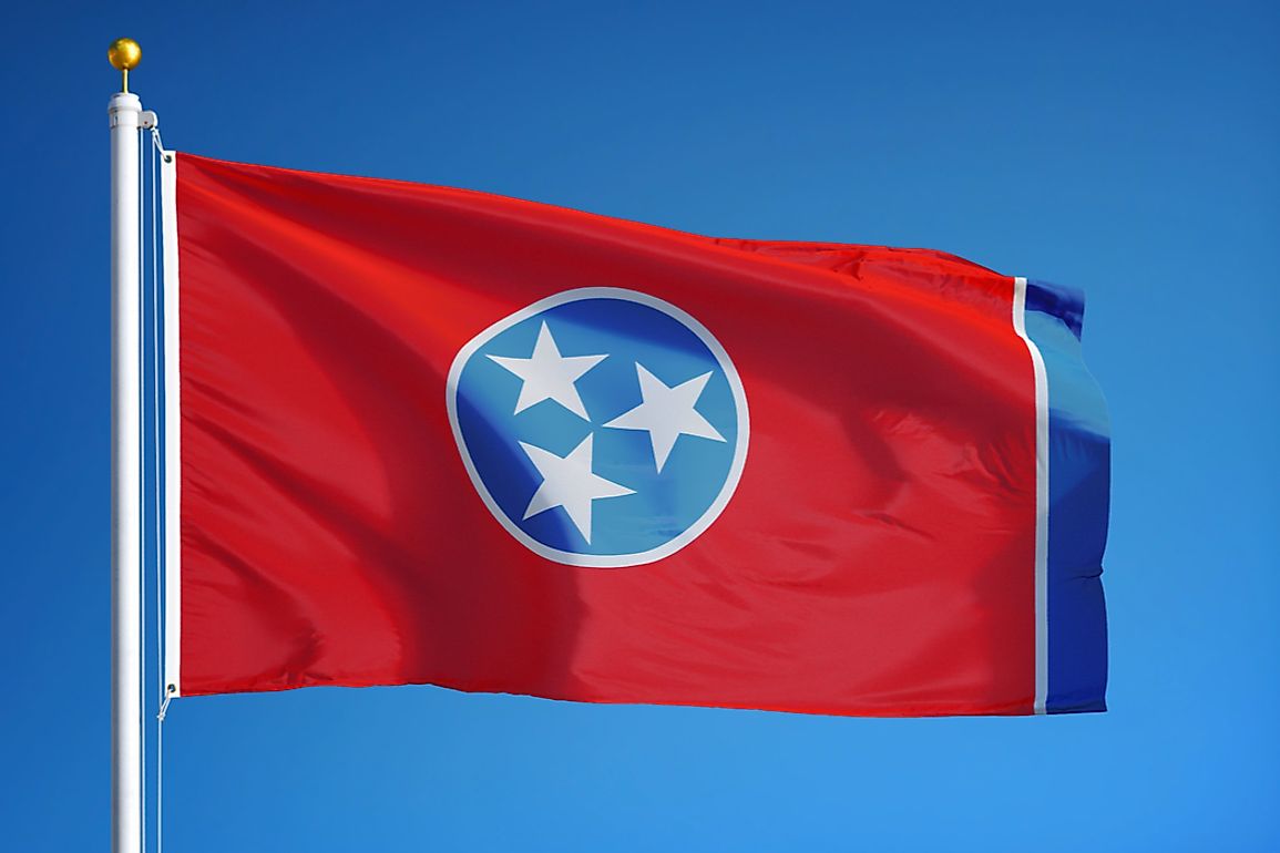 The Tennessee State Flag was designed and adopted in 1905. 