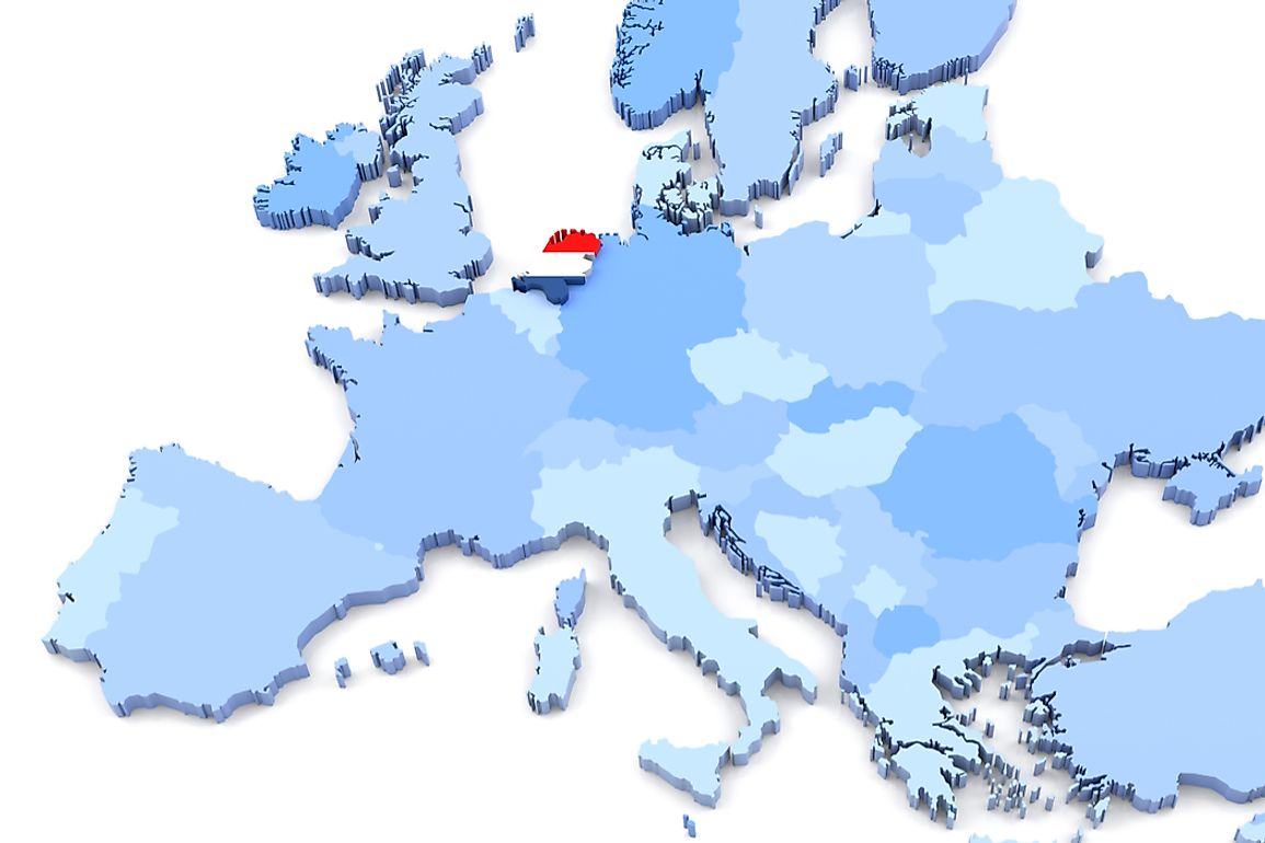 The Netherlands borders Germany, Belgium, and the North Sea in Western Europe. 