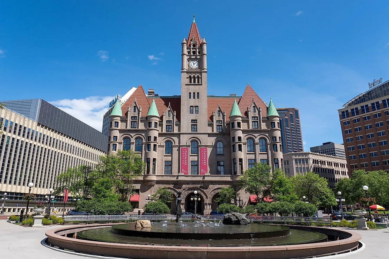 Historic Landmark Center in Saint Paul, Minnesota.