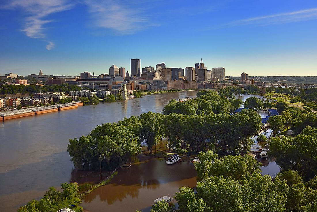 St. Paul, Minnesota, one of the twin cities. 