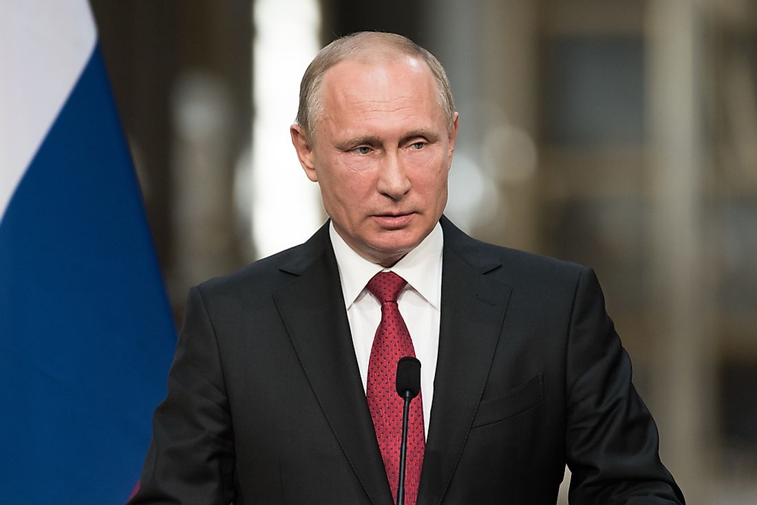 Vladimir Putin, incumbent President of Russia. Editorial credit: Frederic Legrand - COMEO / Shutterstock.com.