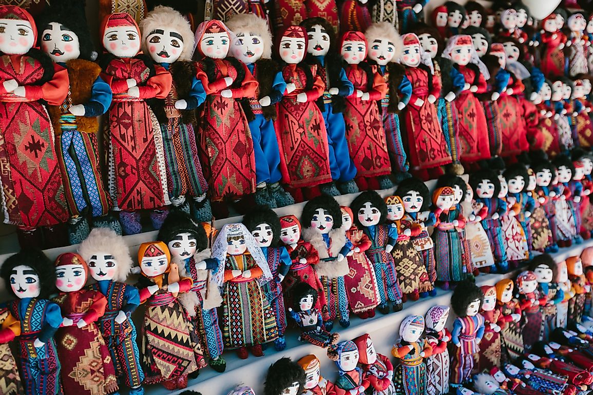 Traditional Armenian dolls. 