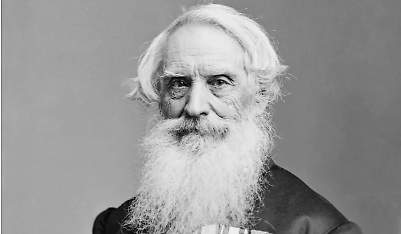 Samuel Morse in 1860. 