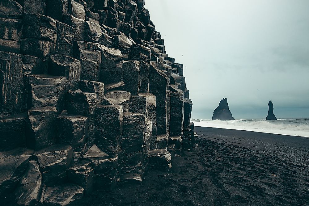The beach at Vik, Iceland.
