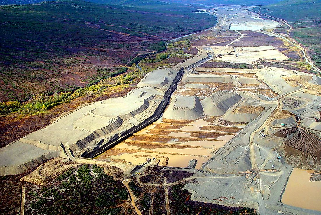 A gold mine in Bolivia. 