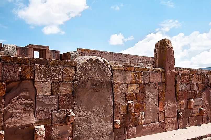 The ancient Tiwanaku ruins.