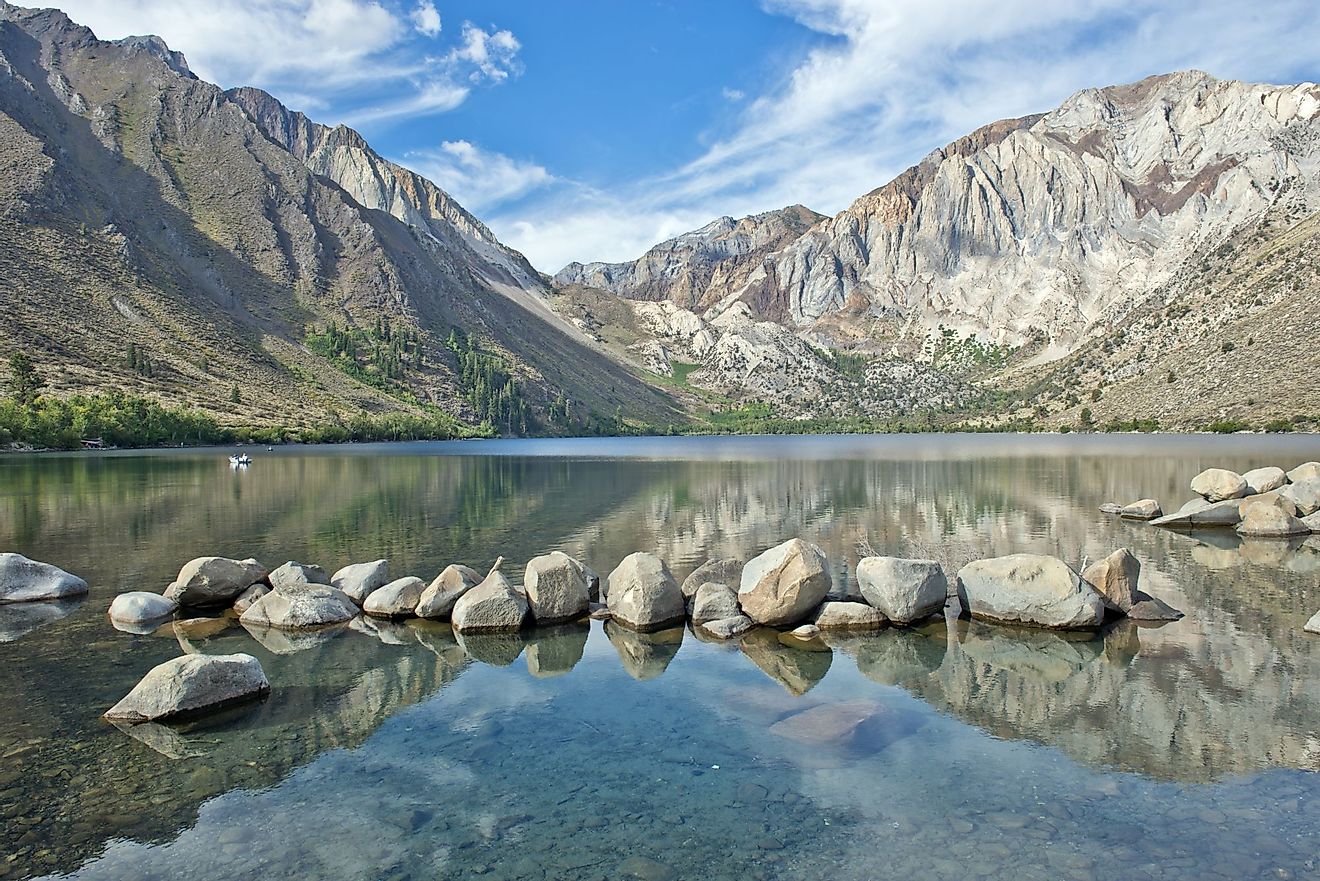 Convict Lake in the Eastern Sierra Nevada mountains, California. 