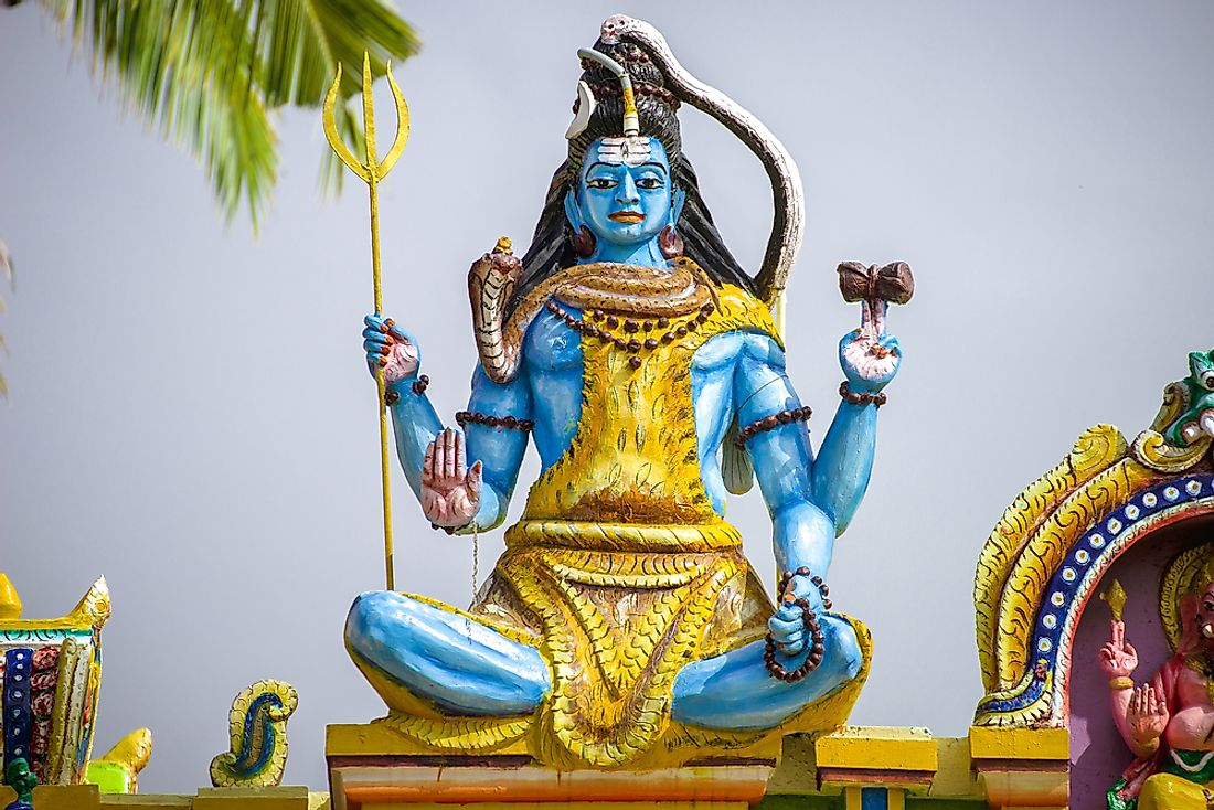 Shiva, one of the main gods in hinduism. 