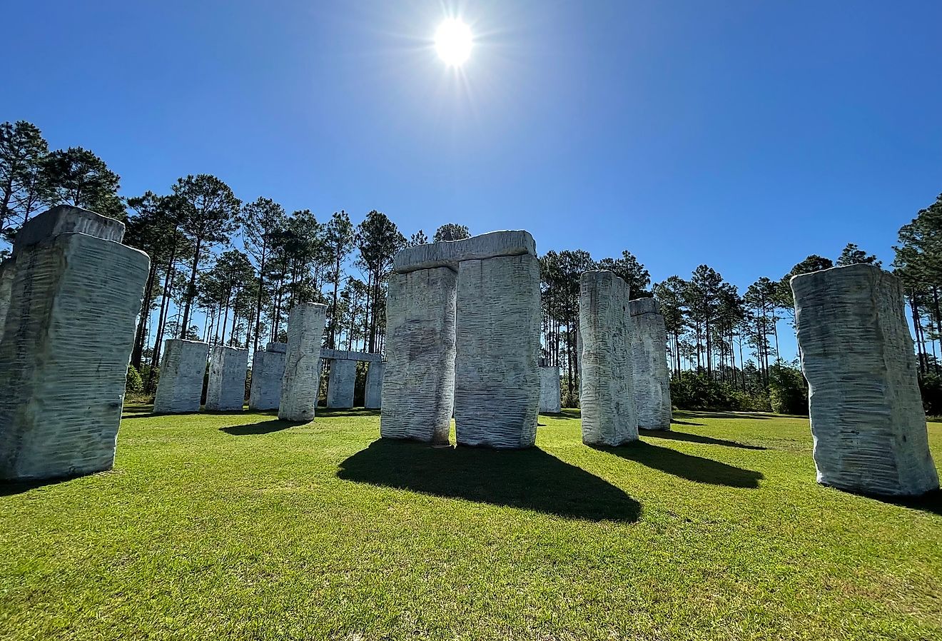 Bamahenge in Elberta, Alabama.