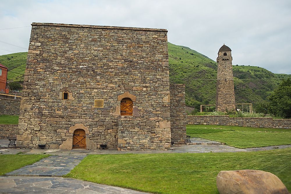 A village in Chechnya. 