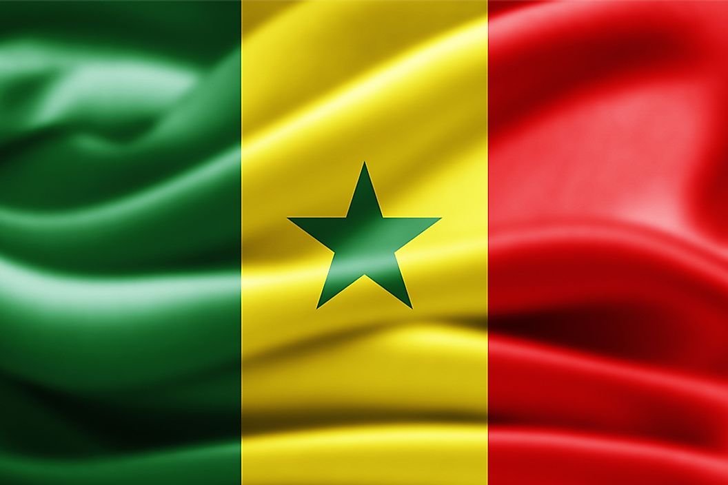 The flag of Senegal.