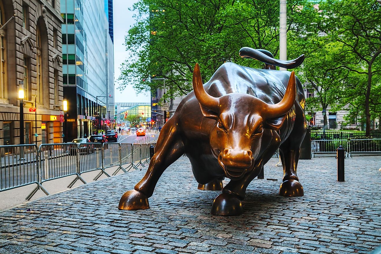 Charging Bull sculpture in New York City. Editorial credit: photo.ua / Shutterstock.com