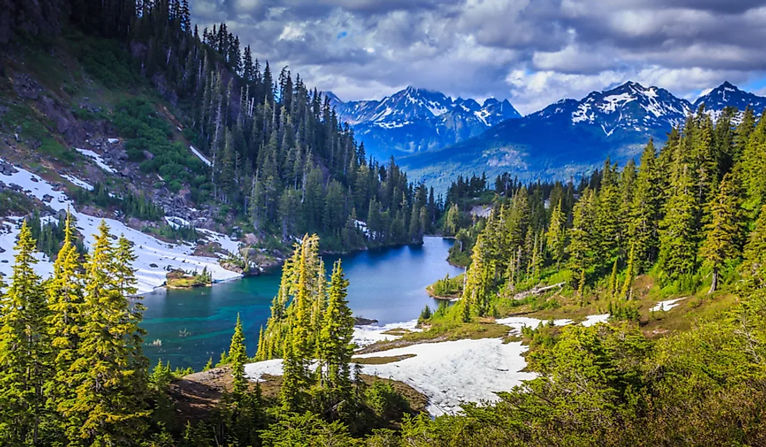 Glacier National Park in the US state of Montana.