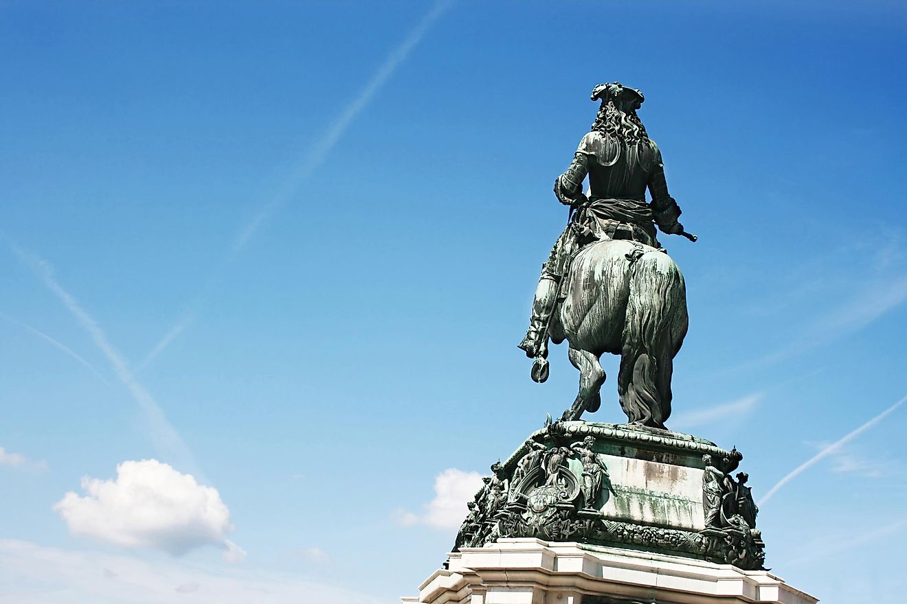 A statue of Francis Joseph I in Austria. 