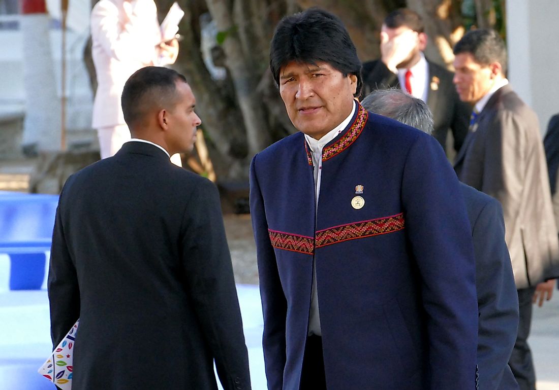 Evo Morales, the incumbent president of Bolivia. Editorial credit: Golden Brown / Shutterstock.com.