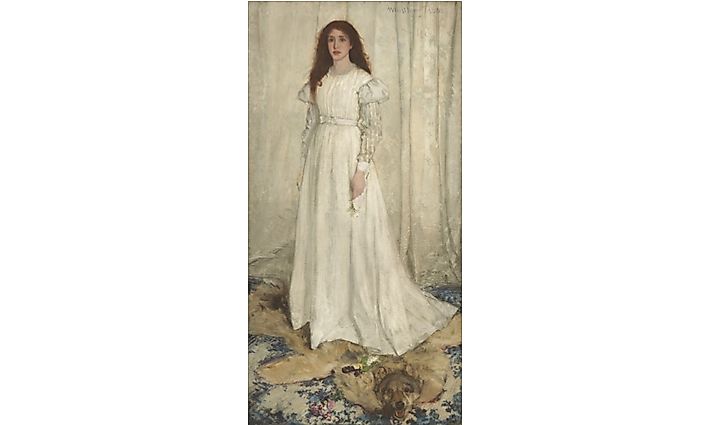 James Whistler, "Symphony in White, no. 1".