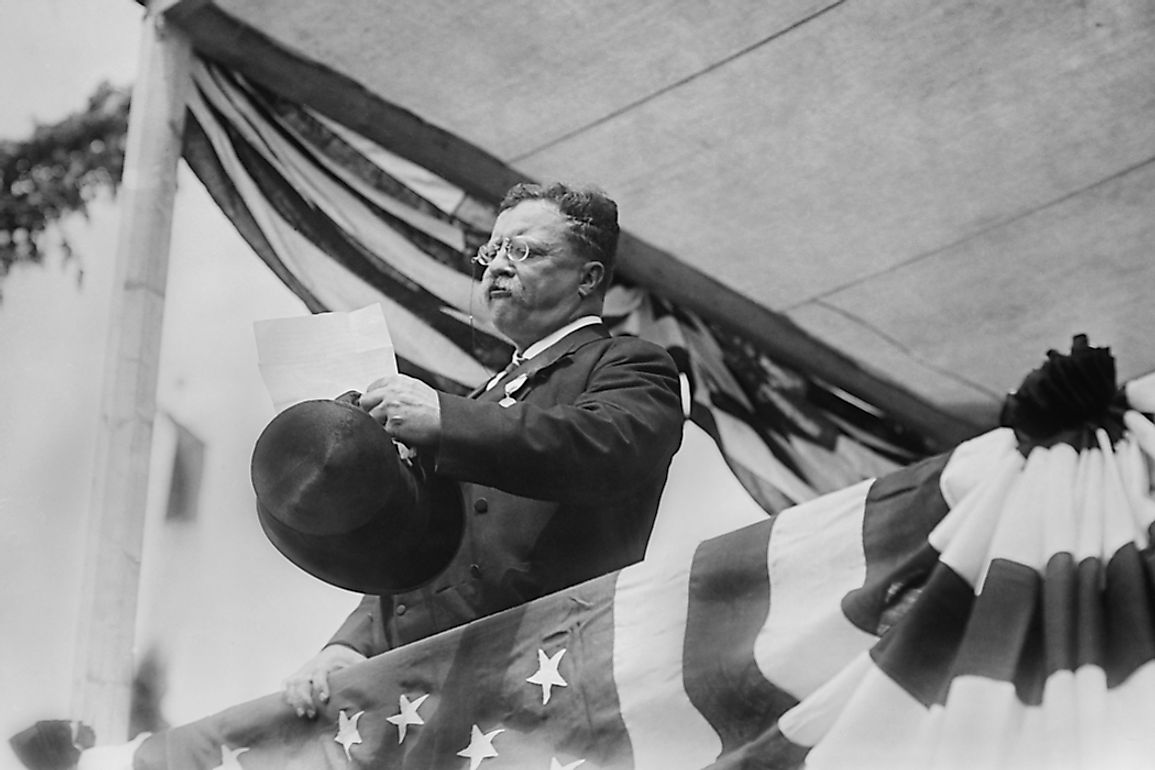 Theodore Roosevelt was the youngest president to take office. Editorial credit: Everett Historical / Shutterstock.com