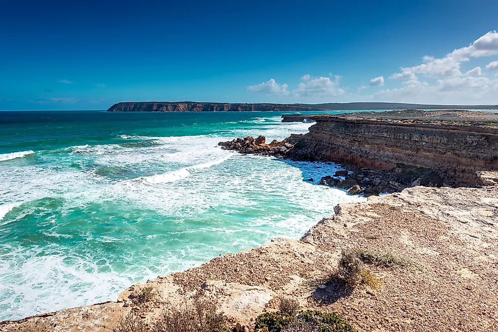 Venus Bay on the west side of the Eyre Peninsula.