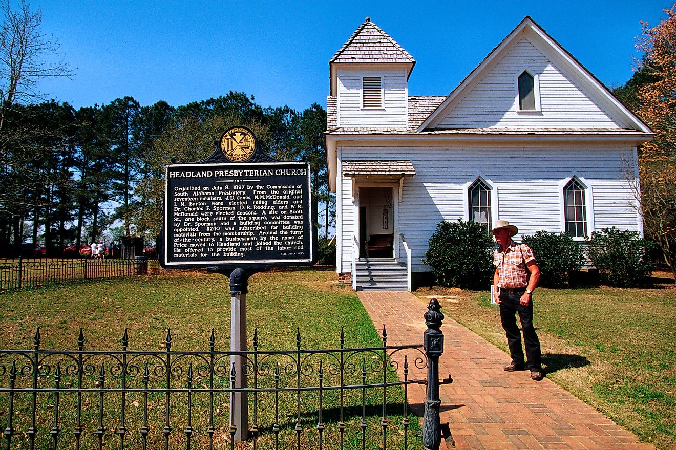Headland Presbyterian Church in Dothan, Alabama.
