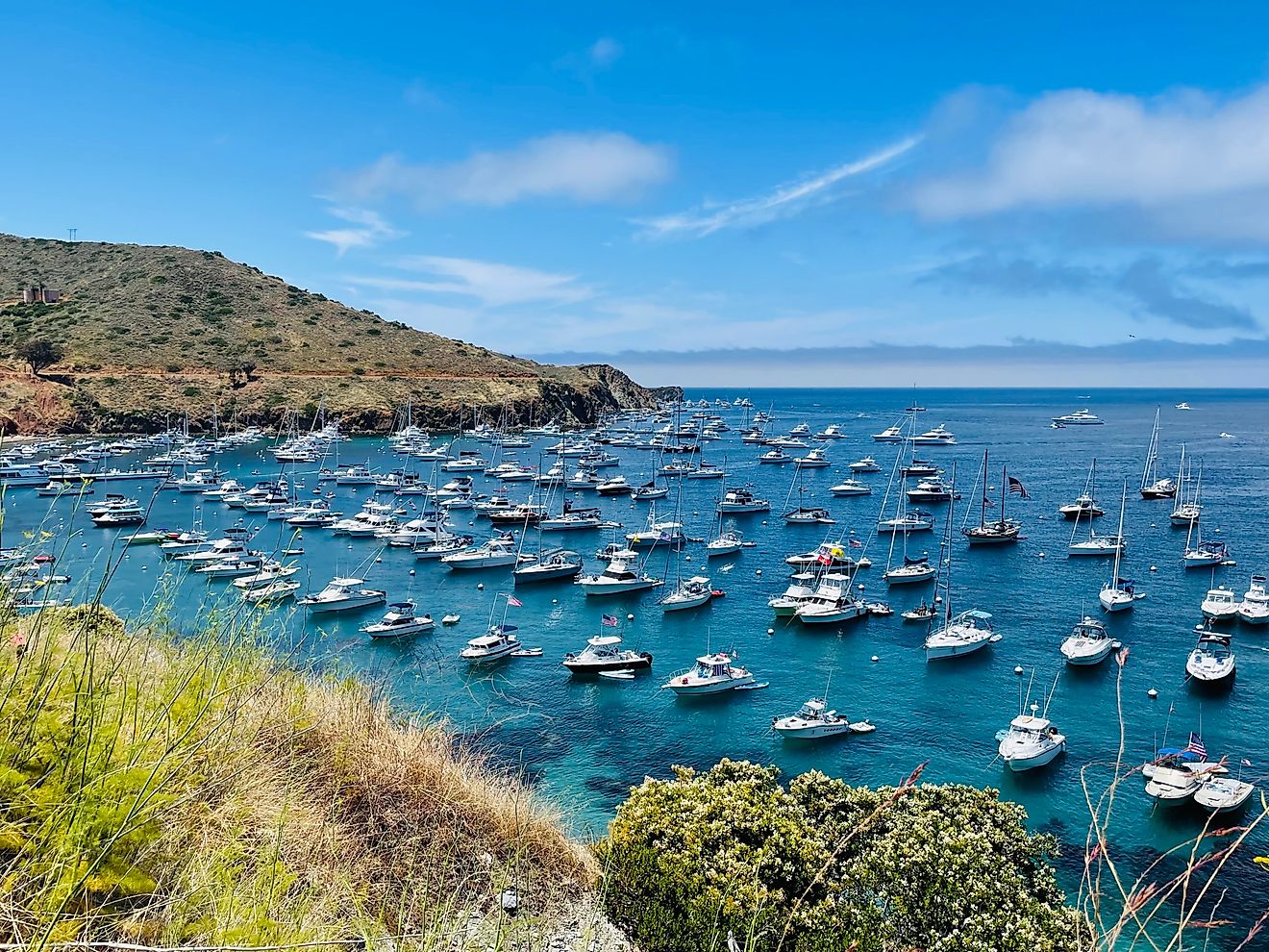 Two Harbors on Santa Catalina Island, California.