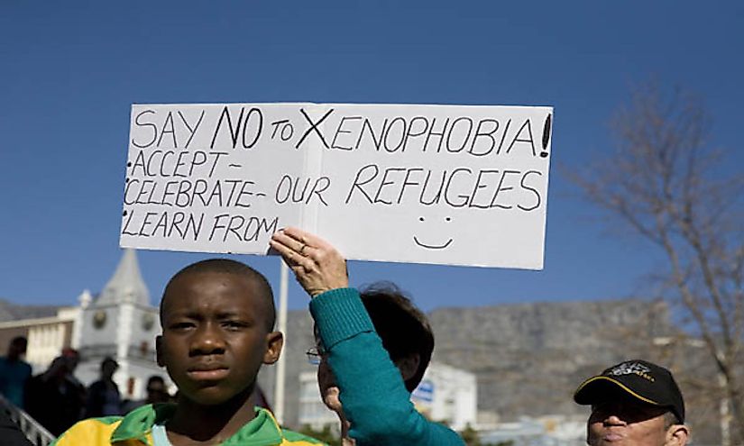 Anti-xenophobia walk on Mandela Day 2010, Cape Town