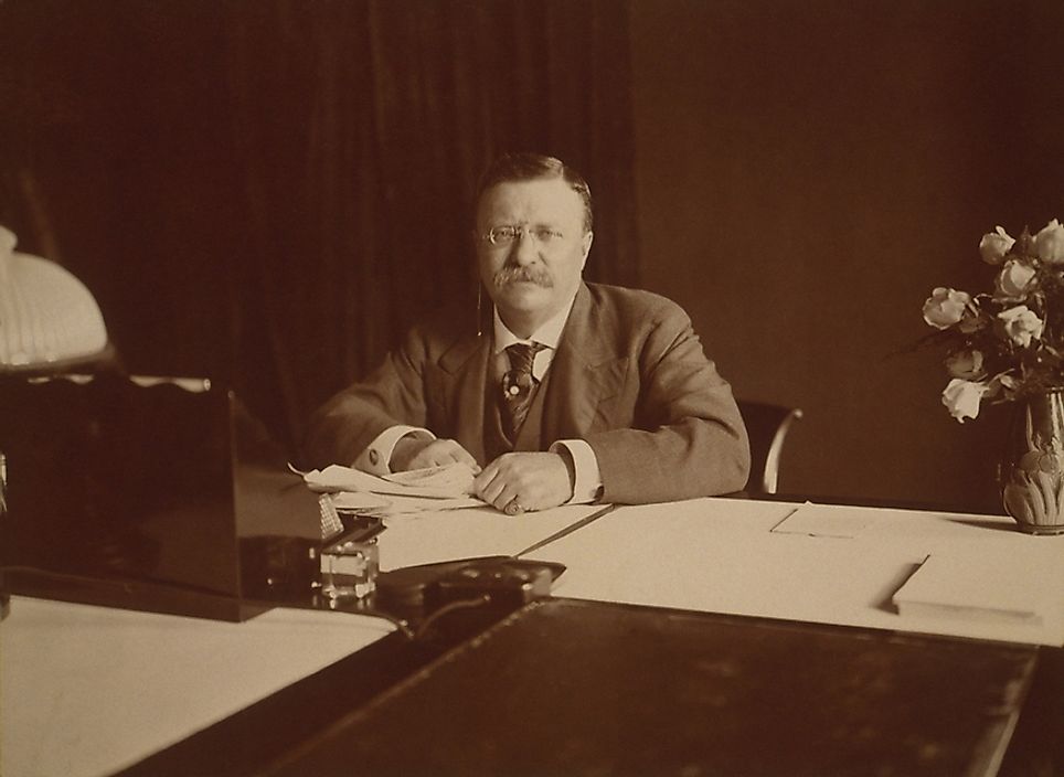 US President Theodore Roosevelt in 1907.