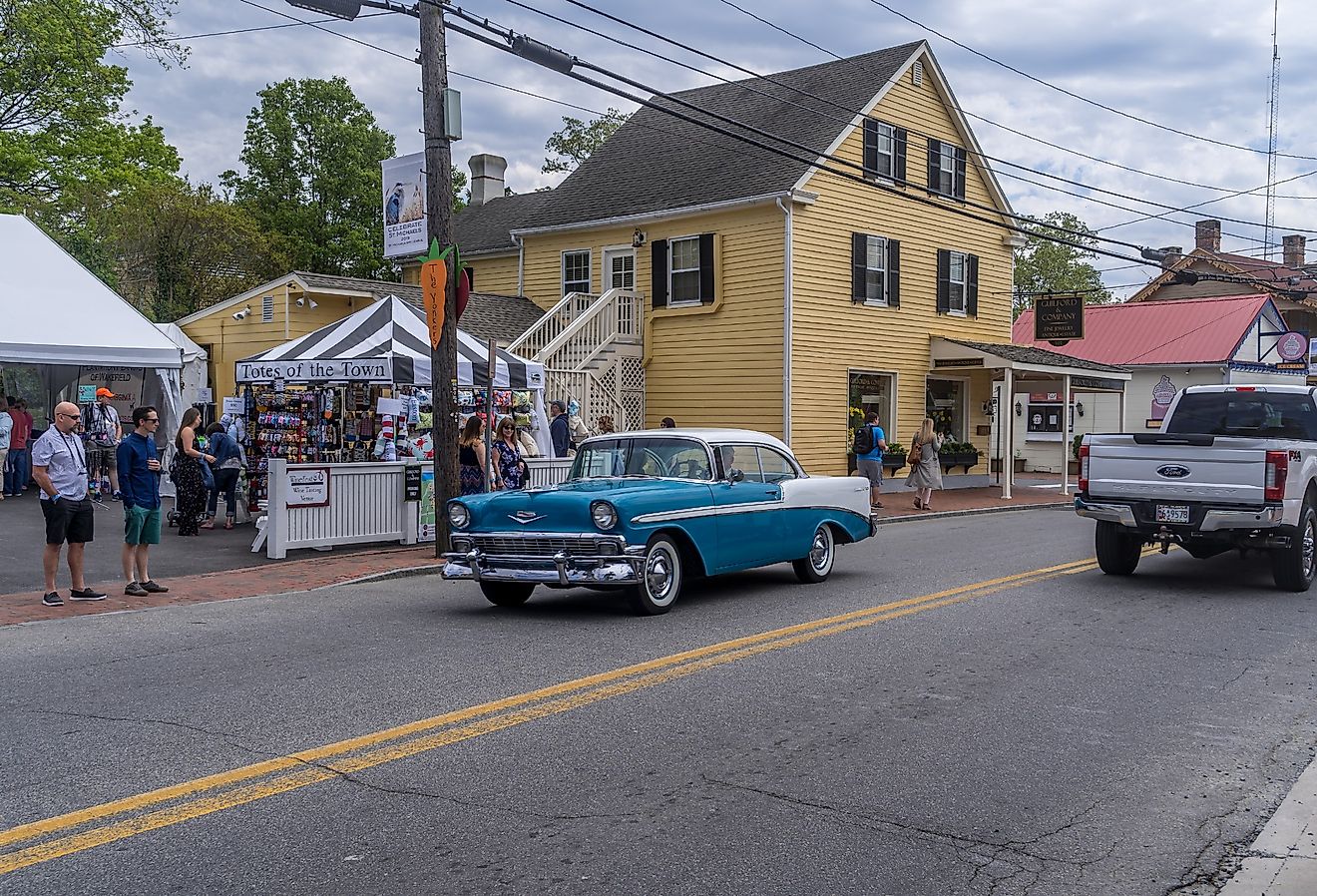 WineFest in St. Michaels, Maryland. Image credit tokar via Shutterstock