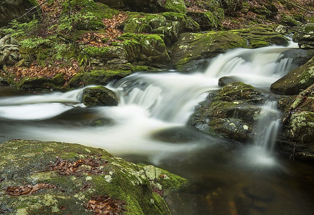 Carpenter's Falls in the McLean Game Refuge.