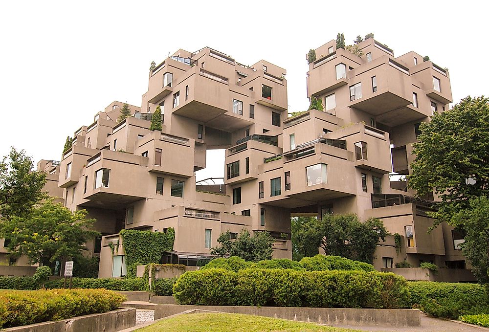 Habitat '67 housing complex.