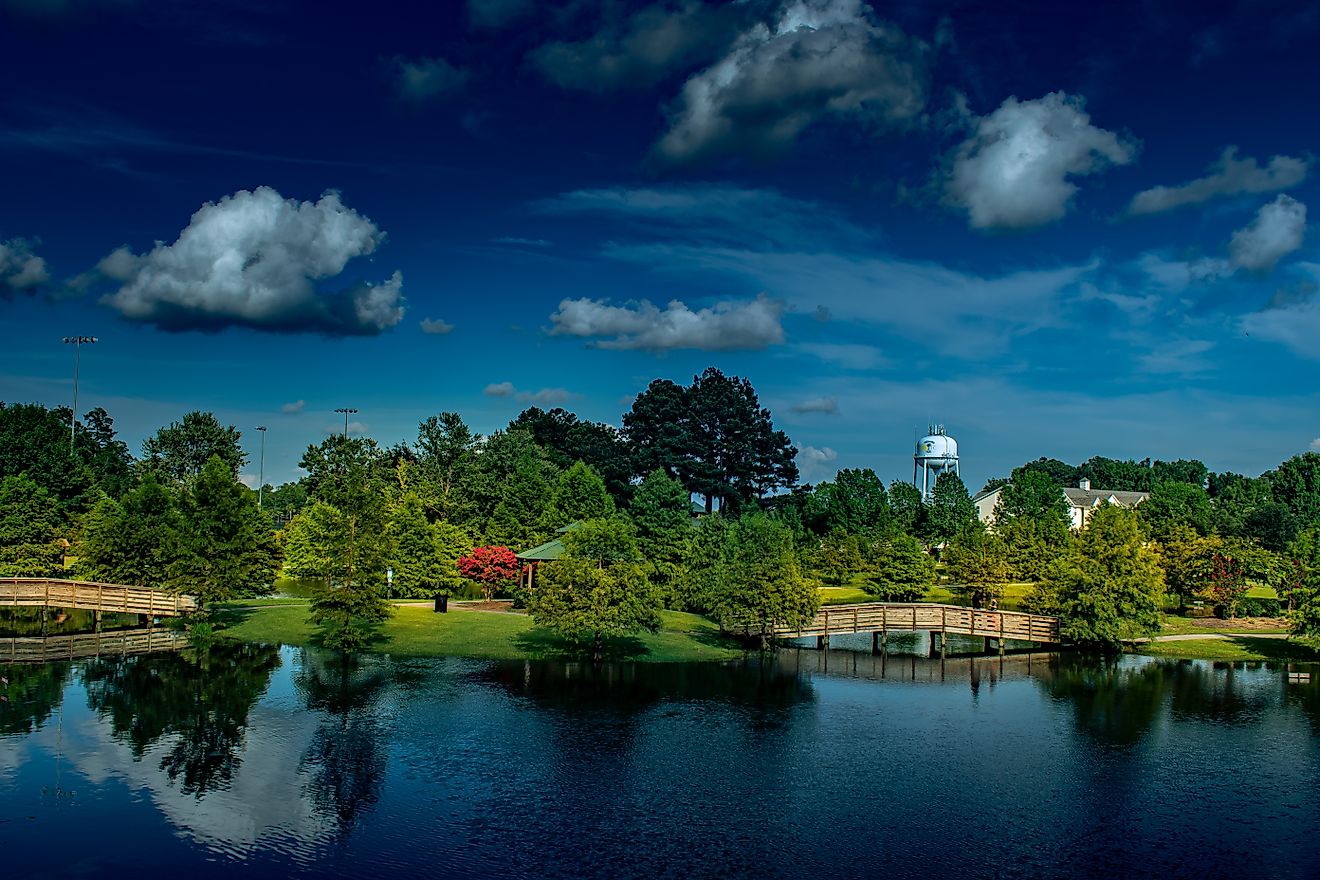 Palmetto Park in Sumter, South Carolina. Editorial credit: Hunter Bob / Shutterstock.com 