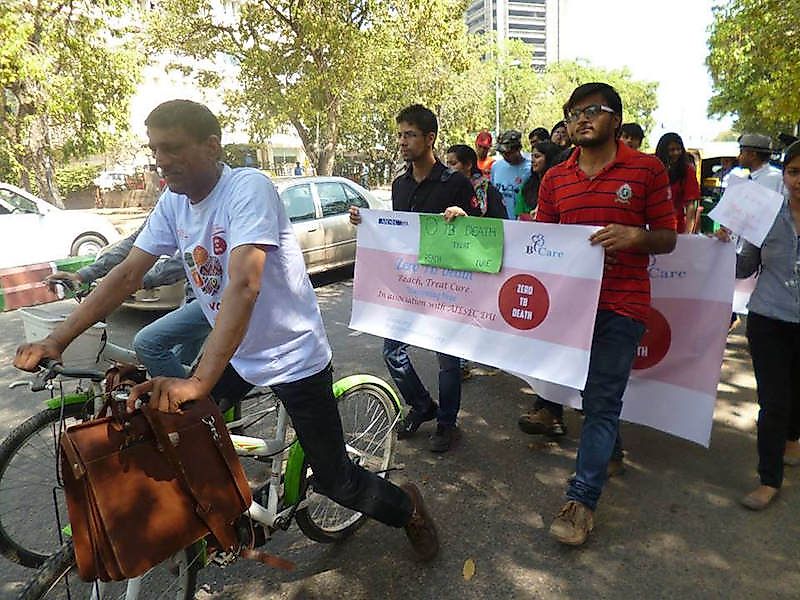 Zero TB Death Day of Action, March 2015, Delhi, India