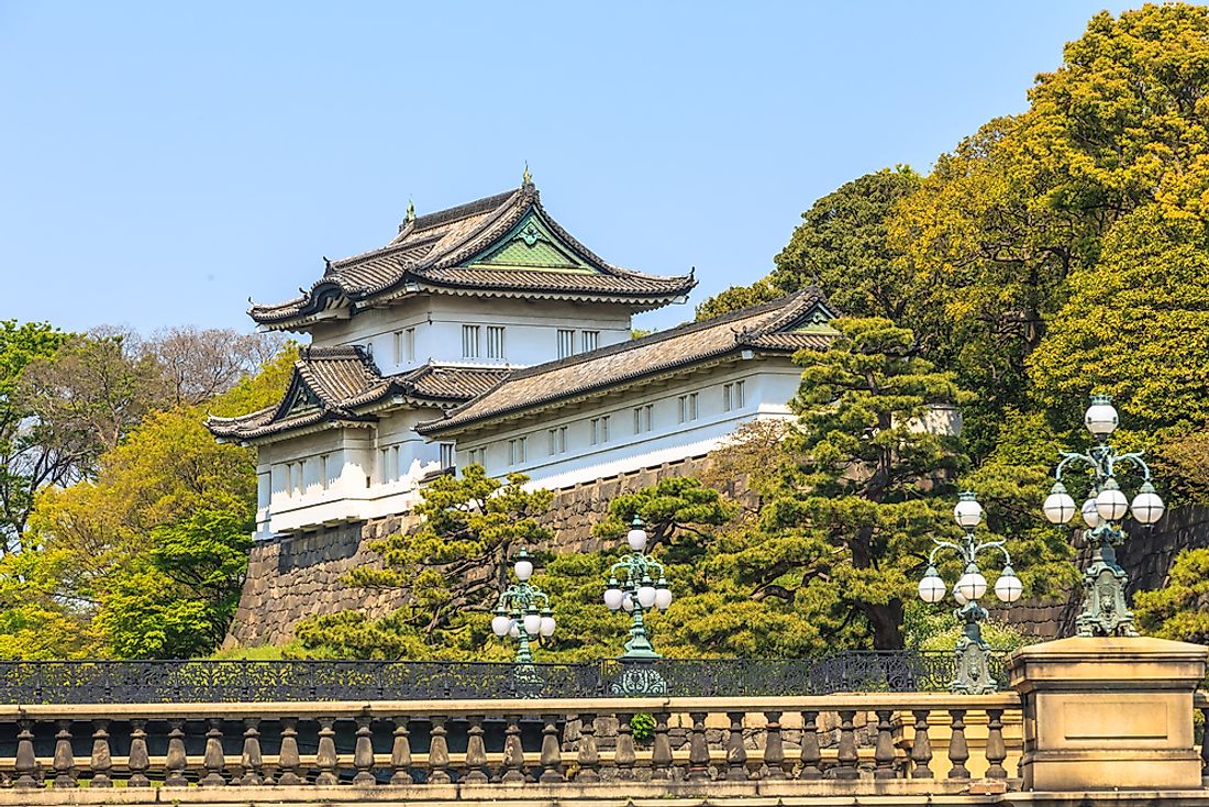 The Tokyo Imperial Palace. 