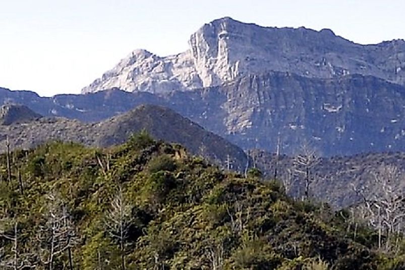 Peak of Puncak Trikora (a.k.a. Wilhelmina Peak).