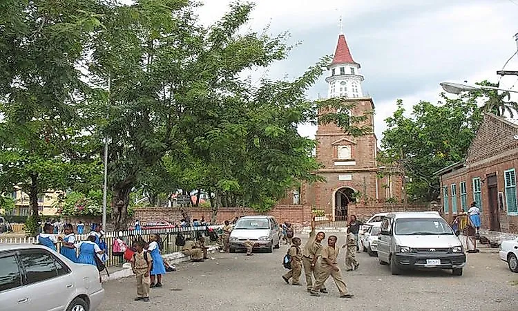 The St. Jago de la Vega Cathedral in Spanish Town.