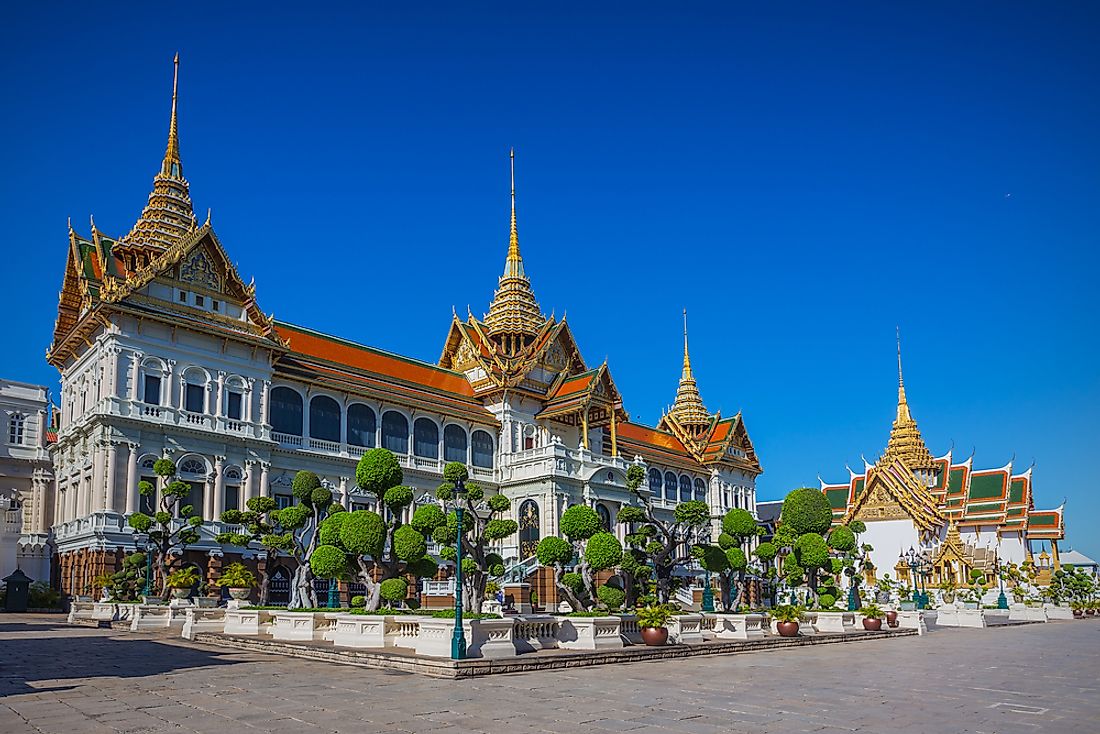 The Grand Palace of Bangkok, Thailand. 