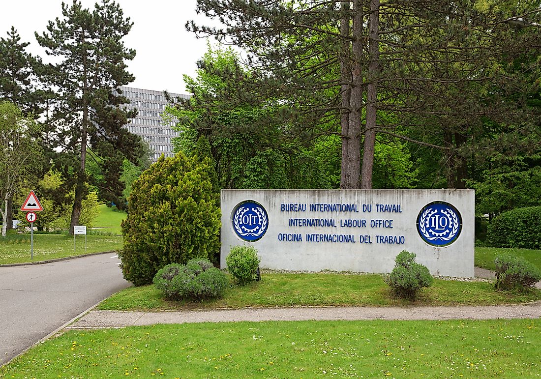 The headquarters of the International Labour Office in Geneva, Switzerland. Editorial credit: Martin Good / Shutterstock.com