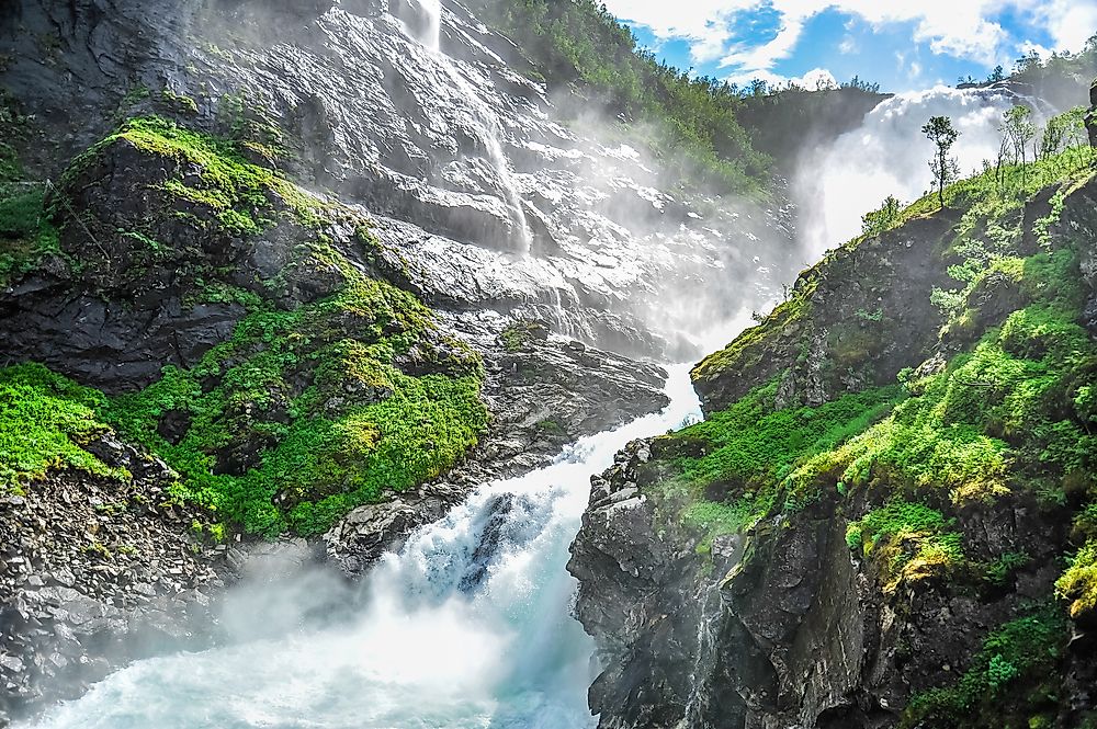 Kjosfossen, Norway. 