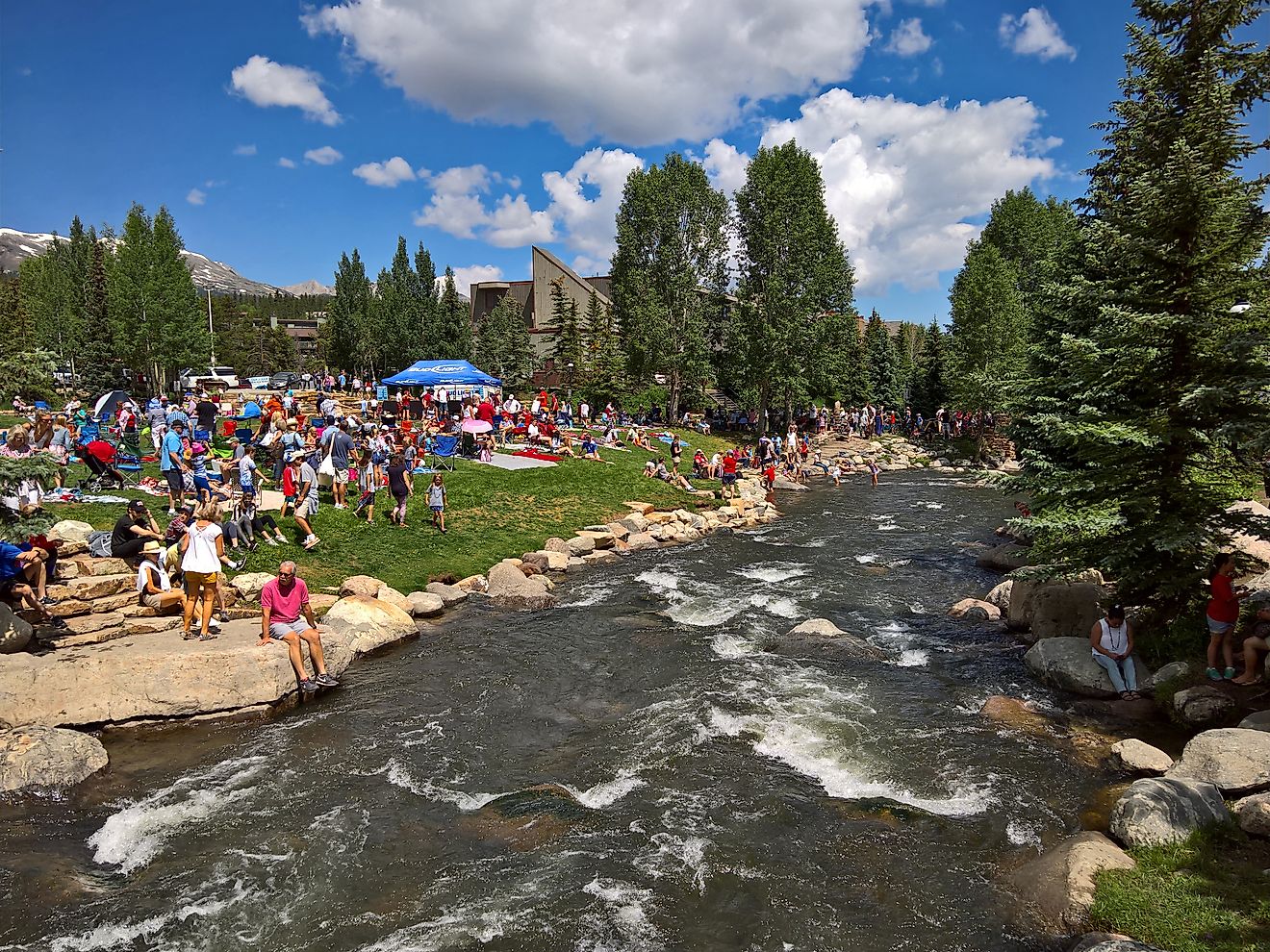 The Blue River in Breckenridge, Colorado.