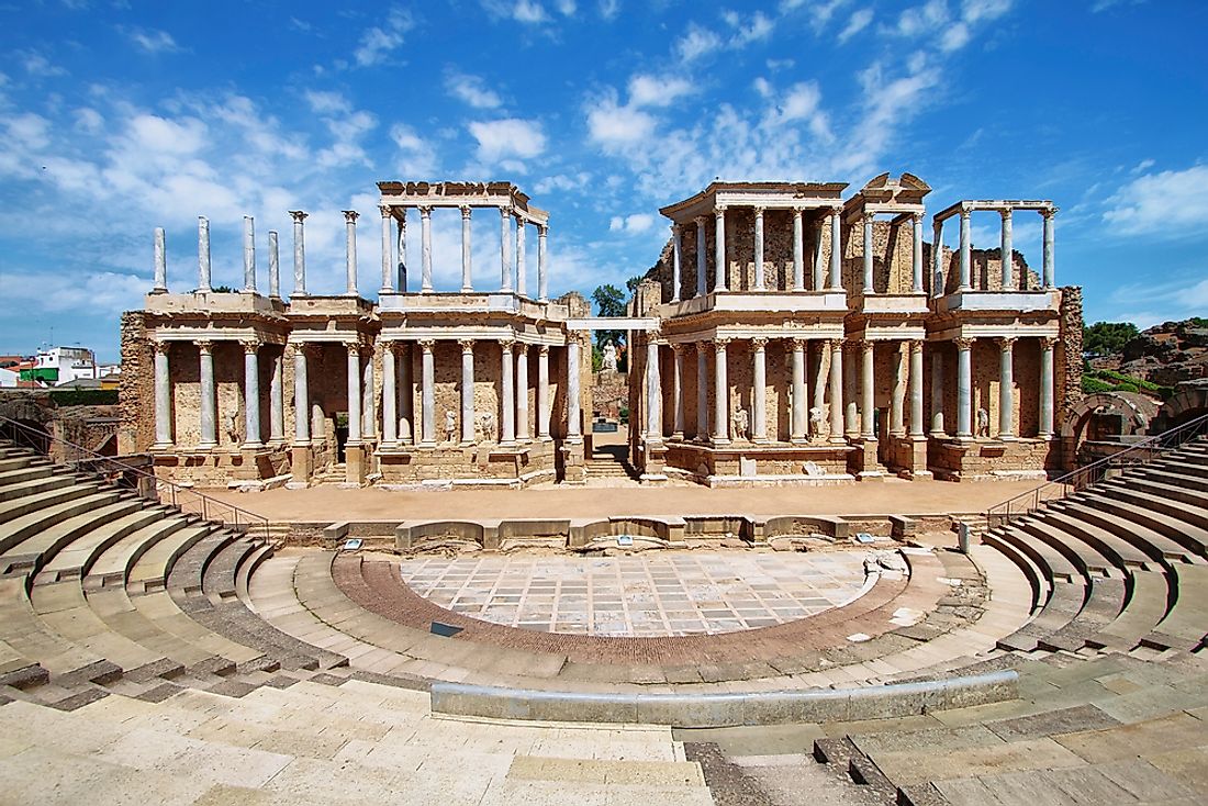 The Roman Theatre, Merida. 
