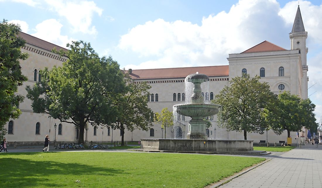 Ludwig Maximilian University of Munich in Munich, Germany.  Editorial credit: Alexander Zamaraev / Shutterstock.com